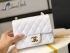 Chanel Caviar Mini Cf 17cm White Bag